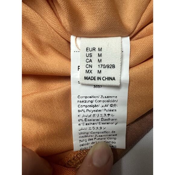 Strapless Chiffon Mini Dress Size Medium Cut Out Rhinestones Club Bodycon - Picture 6 of 10